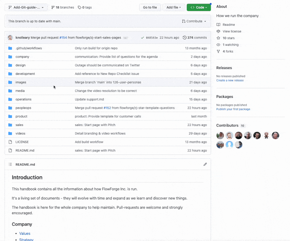 Create a new file